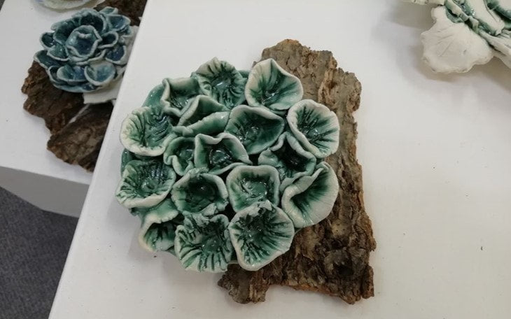 Ceramic Flower Making Workshop & Two course Meal - Friday 11th April